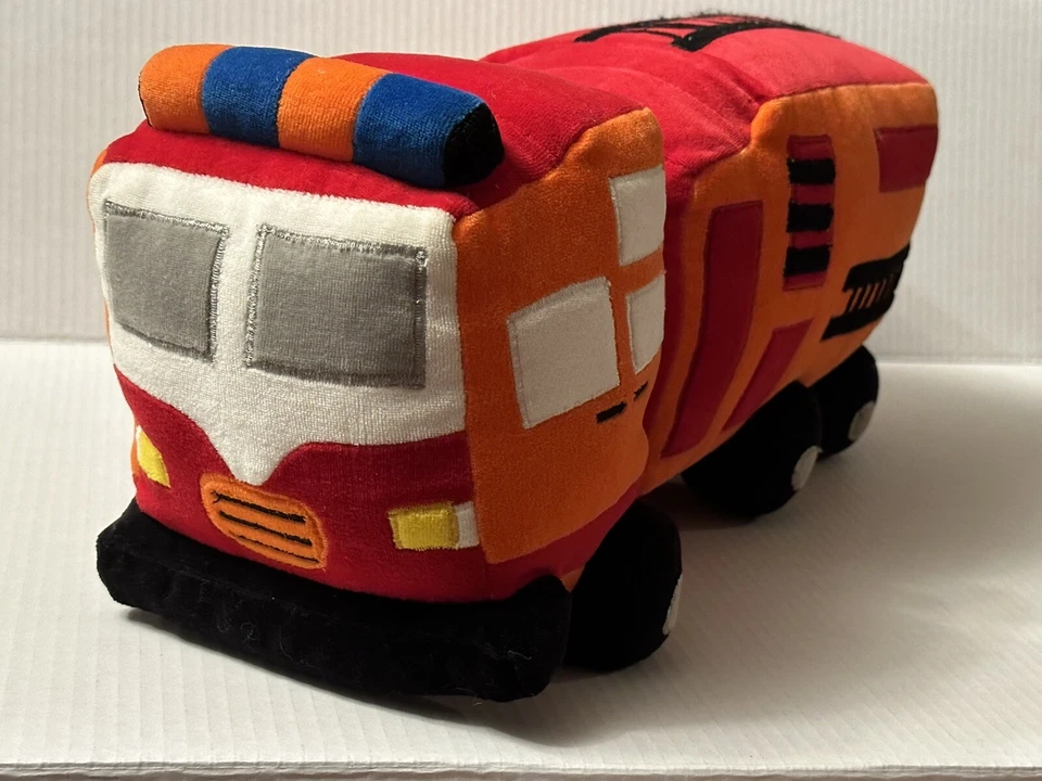 Pillowfort FIRE TRUCK 18" Decor Pillow Target Red Rescue Engine Stuffed Vehicle - Image 1 of 4