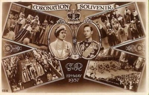 ac5272 - GB - VINTAGE POSTCARD: Coronation Souvenir - 1937 - Picture 1 of 1