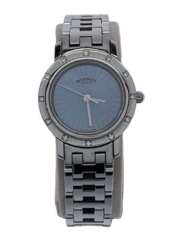 HERMÈS Orologio HERMES Donna Quarzo Analogico Acciaio Inox Grigio Argento CL 4.230