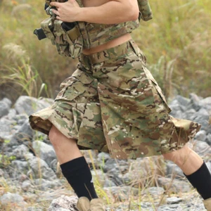WARCHIEF Men's Scottish Kilt Traditional Tactical Military Outdoor Camo Casual - Picture 1 of 19
