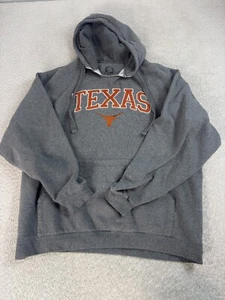 Campus Drive Para Hombres Texas Longhorns Polar Sudadera con Capucha Gris Mezcla de Algodón XL - Imagen 1 de 5