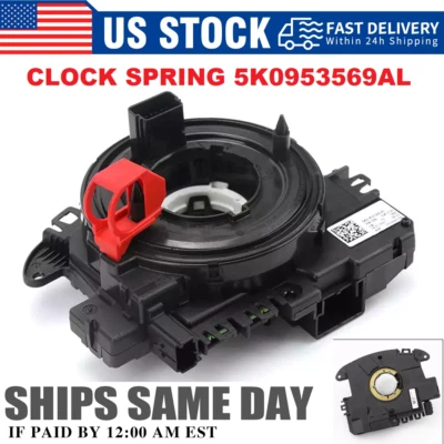 Clock Spring 5K0953569AL For VW Jetta Tiguan Golf Touran Audi A1 Q3 Sokda Seat — 第 1/4 张图片