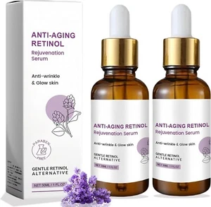 Retinol Face Lift Serum Gel + Vitamin E 30 ml x2 For Micro Needle Derma Roller - Picture 1 of 8