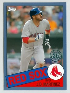 2020 Topps Series 1 1985 Baseball Blue Parallel 85-16 J D Martinez Red Sox - Picture 1 of 1