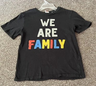 Junk Food Lyric Culture Boys Size M T-Shirt  Short Sleeve Black - Imagem 1 de 4