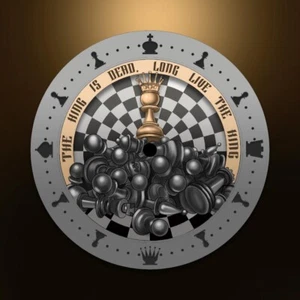 Reloj mecánico para hombre con esfera de ajedrez - Reloj de pulsera manual de lujo - Imagen 1 de 6