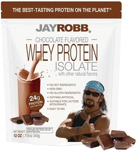 Jay Robb Whey Chocolate Isolate Protein Powder Low Carb Keto Vegetarian Glute... - Picture 1 of 5