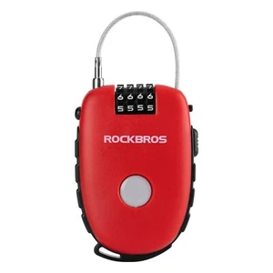 ROCKBROS Mini Helmschloss Kabelschloss Fahrradschloss Ausziehbar 94cm Stahl - Bild 1 von 6