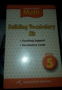 Houghton Mifflin Math : Building Vocabulary Kit Grade 5 bin 33 - Picture 1 of 1