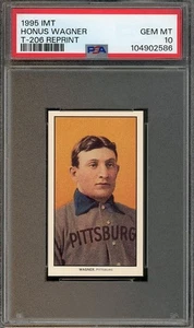 1995 IMT Honus Wagner GEM-MT T-206 Reprint PSA 10 Pittsburgh Pirates 2586 - Picture 1 of 2
