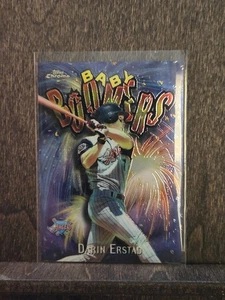1998 Topps Chrome Refractor Baby Boomers Insert #BB5 Darin Erstad Anaheim Angels - Picture 1 of 2