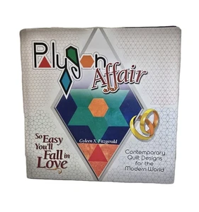 Polygon Affäre zeitgenössische Quilt-Designs SIGNIERT von Gyleen Fitzgerald 2013 - Bild 1 von 23