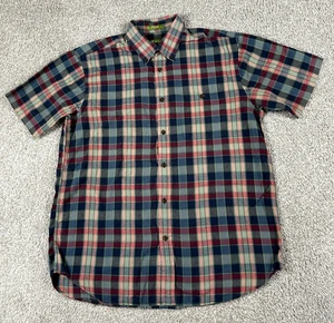 Orvis Hemd Herren Extra Large Mehrfarbig Kariert Knopfleiste Kurzarm Baumwolle XL - Bild 1 von 9