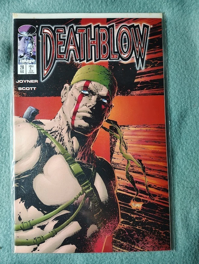 1996 Image Deathblow #29 Joyner Scott Wraparound Cover Modern Military Antihero! - Image 1 of 1