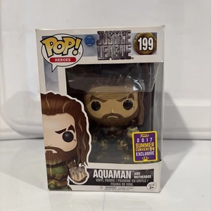 Funko Pop! Vinyl: DC Universe - Aquaman - (w/ Mother Box) - San Diego Comic Con - Picture 1 of 6