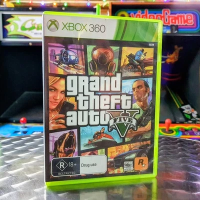 Grand Theft Auto V GTA 5 - Microsoft Xbox 360 Game - With Manual And Map - Image 1 of 4