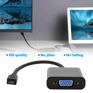 Micro To VGA Micro To VGA Video Converter Adapter 1080P For Raspbe NEW - Afbeelding 1 van 12