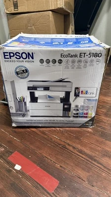 Epson EcoTank Pro ET-5180 Inkjet All-In-One Printer - C11CJ88202 - Image 1 of 4
