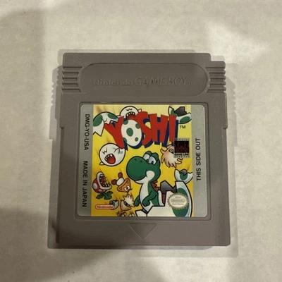 Nintendo Game Boy Yoshi Game Cartridge 1992 Edition Authentic Tested Working - Image 1 of 2