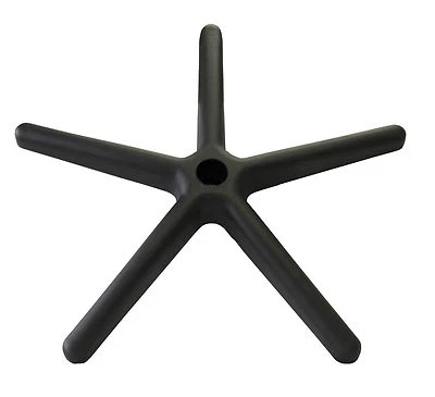 28" Black Plastic Replacement Office Chair 5 leg Star Base - Made in USA - S4121