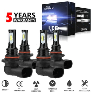 For Toyota Highlander 2001-2007 4x Combo LED Headlight High Low Beam Bulbs White - Bild 1 von 12