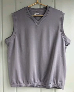 Nike Golf Mens XL Vest Pullover Gray Dri-Fit V-Neck Tour Performance 416573-082 - Picture 1 of 8
