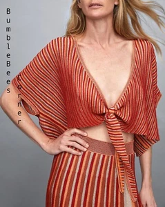 Camisa ZARA Tejida Top BRILLANTE Hilo Italiano PLISADO Capa NUDO S NUEVA CON ETIQUETAS 3859/017 - Imagen 1 de 23