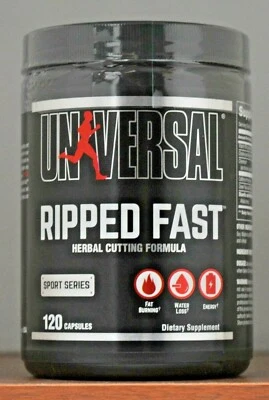 Fórmula de corte de ervas Universal Nutrition rasgada rápida 120 cápsulas última garrafa - Imagem 1 de 4