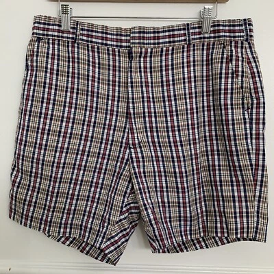 Pantalones cortos chinos Greentree vintage años 60 para hombre 34 (marcado 36) entrepierna de 6" Foto 1 de 4