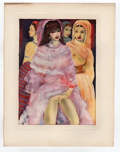 Lithographie érotique 1934-35 Mariette Lydis /Bpat4 - Bild 1 von 1