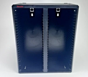 Vintage Posso Disco Space CD Storage Tower Rack Case 50 CD Holder France - Zdjęcie 1 z 16