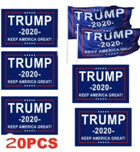 20 Stück Trump 2020 Flaggen Großhandel Posten 3 mal 5 Fuß Flaggen Großartiges Preis-Leistungs-Verhältnis - Bild 1 von 4