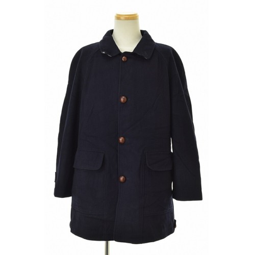 Giacca mezza lana Burberry Prorsum noce con bottoni colore navy taglia 48