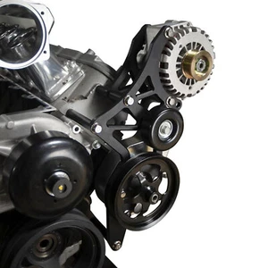 For LS Truck Engines Alternator Power Steering Pump Swap Serpentine Bracket Kit - Foto 1 di 11