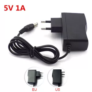 5V 1A 1000ma AC/DC Power Adapter Supply Charger Converter US EU Plug for CCTV - Picture 1 of 11