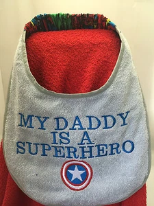 BIG DOG NEWFOUNDLAND ST BERNARD BIG DOG SUPERHERO SLOBBER BIB WITH AVENGERS NECK - Picture 1 of 3
