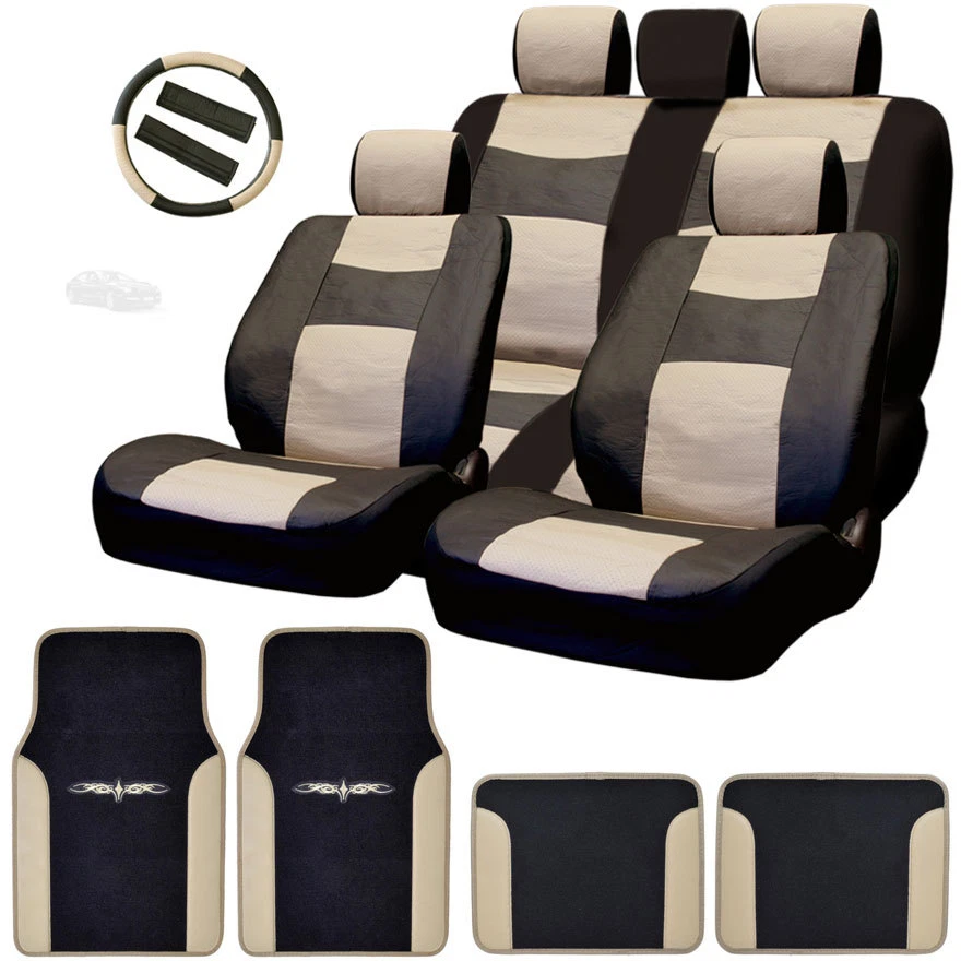 Nuevo juego de alfombrillas de vinilo de asiento de cuero Syn semi personalizadas para BMW Foto 1 de 4