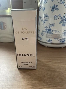 Rare Vintage 1994 Unused, Unopened Chanel No 5 Perfume In Fantastic Condition. - Picture 1 of 5