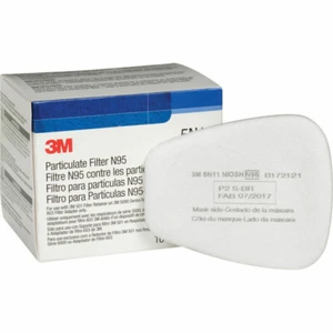 3M 5N11 N95 filters 10x for 6200 6800 7502 SEALED box Oem ----  made & ships USA - Picture 1 of 3