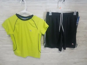 Champion Basketball Gym Shorts Plus Powertrain Shirt Lot Of 2 Size Small Boys - Picture 1 of 11