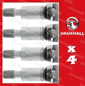 4 x Tyre Pressure Sensor Valve Stem TPMS for Vauxhall Insignia Astra Zafira - Picture 1 of 5