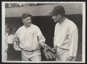 Foto original de prensa BB 1932-Alvin Crowder/Walter Johnson - Imagen 1 de 1