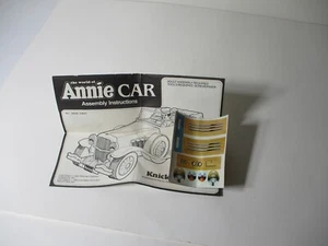 DECALS AND INSTRUCTIONS FOR ANNIE 1929 DUESENBERG LIMOUSINE 3858 1982 - Picture 1 of 3