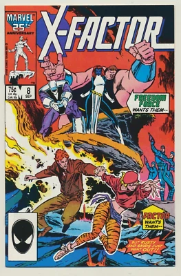 X-Factor #8 Marvel Comics Sep. 1986 VF 8.0 Freedom Force Rusty Skids X-Men - Image 1 of 4