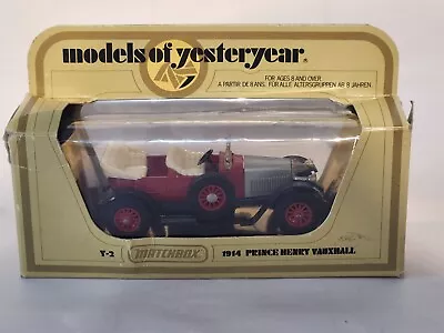 Matchbox Lesney Models of Yesteryear 1914 Prince Henry Vauxhall die cast car NOS - Image 1 of 4