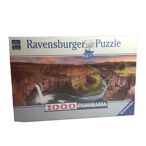 Ravensburger Perfect Fit Panorama "Palouse Falls" 1000 Piece Jigsaw Puzzle NEW - Picture 1 of 8