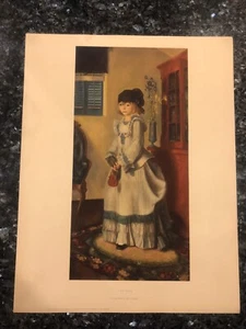 LADY JEAN BY GEORGE BELLOWS LIVING LITOGRAFÍA DE ARTE AMERICANO ESTAMPADO DE COLECCIÓN - Imagen 1 de 3
