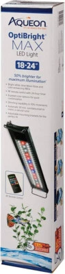 Aqueon OptiBright Max LED Light Fixture w/ Remote - 18-24" - Image 1 of 3