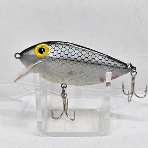 Señuelo de pesca vintage Storm Pre Rapala FINO CEBO cebo hundidor cebo plateado Crankbait - Imagen 1 de 6