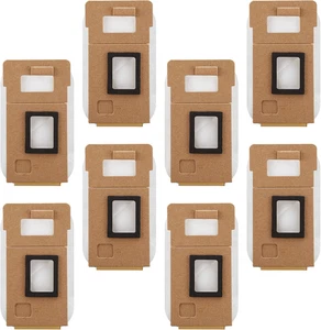 Paquete de 8 bolsas antipolvo para aspiradora Roborock S7 / S7+ muelle de vacío automático, 3L grande C - Imagen 1 de 12